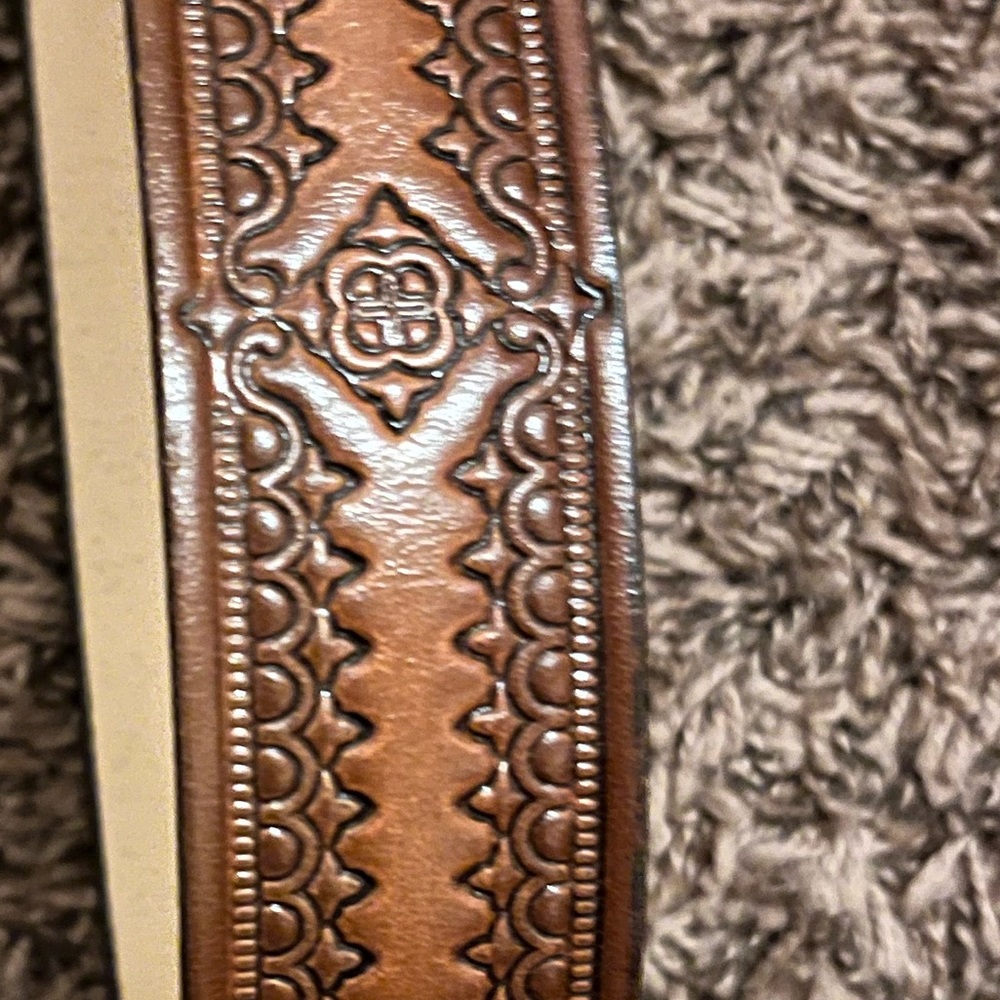 Dark Brown Leather Belt
